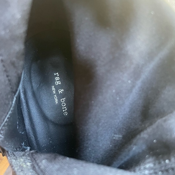 Rag & Bone Sleek Black Heeled Boots - Picture 11 of 11